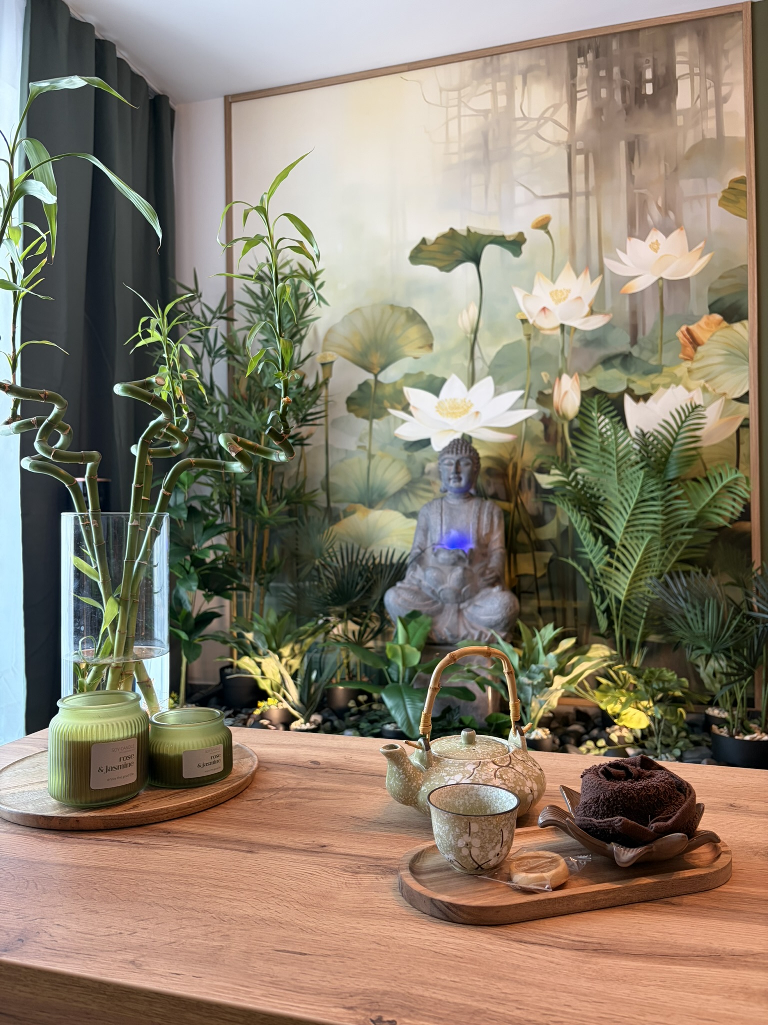 Ceai și ambient Lotus Garden Rituals
